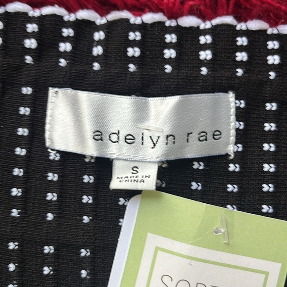 Adelyn Rae Black and White Embellished Off-Shoulder Mini Dress - Picture 6 of 6